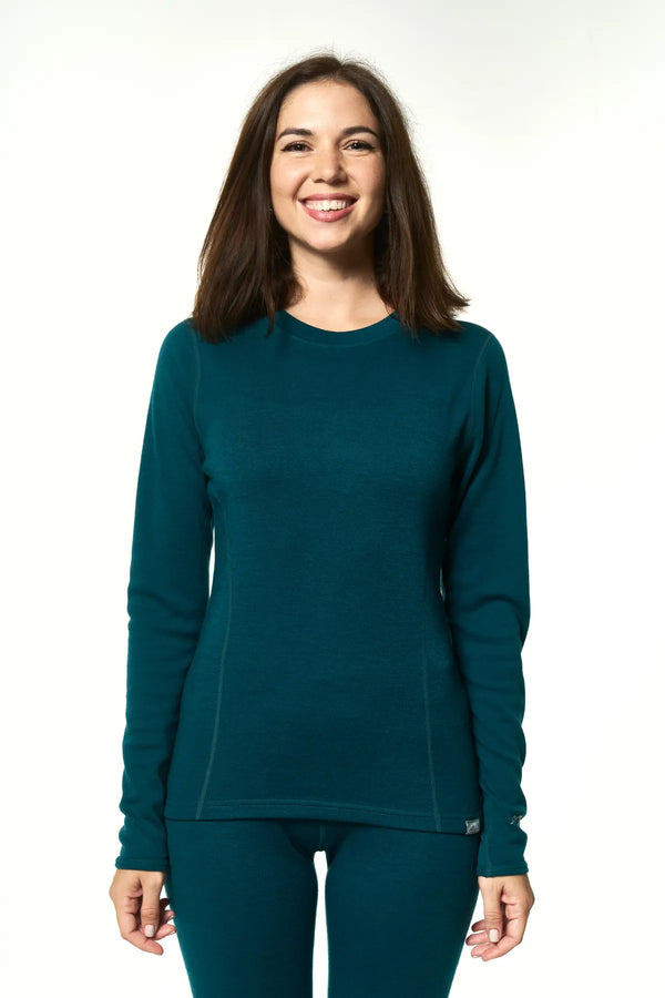 Women's Merino Long Sleeve 320 Deep Teal