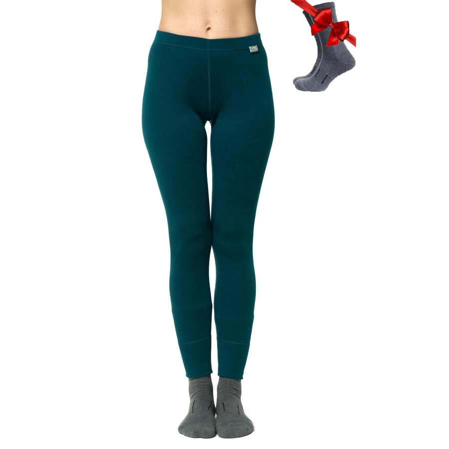 Women's Merino Pants 320 Deep Teal