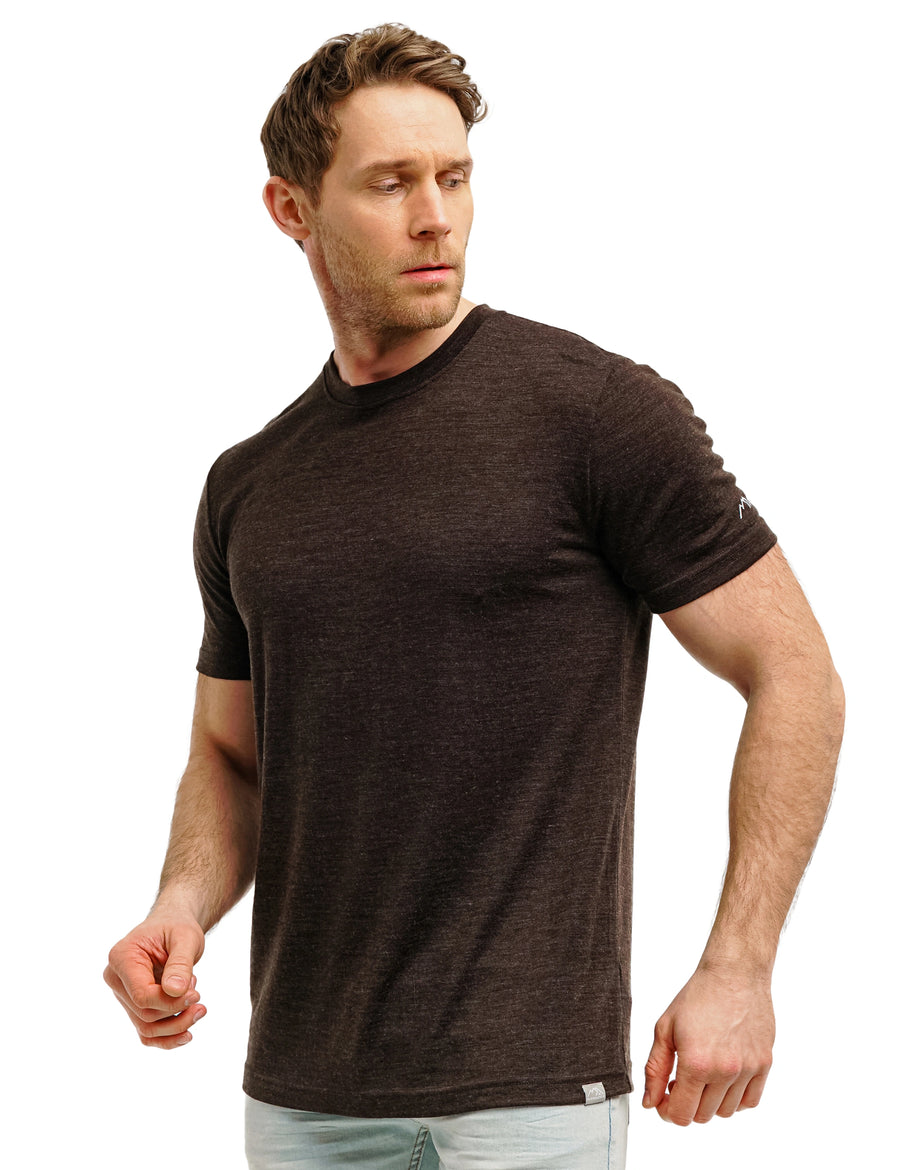 Men's Merino T-shirt 180 Metal Grey (+socks)
