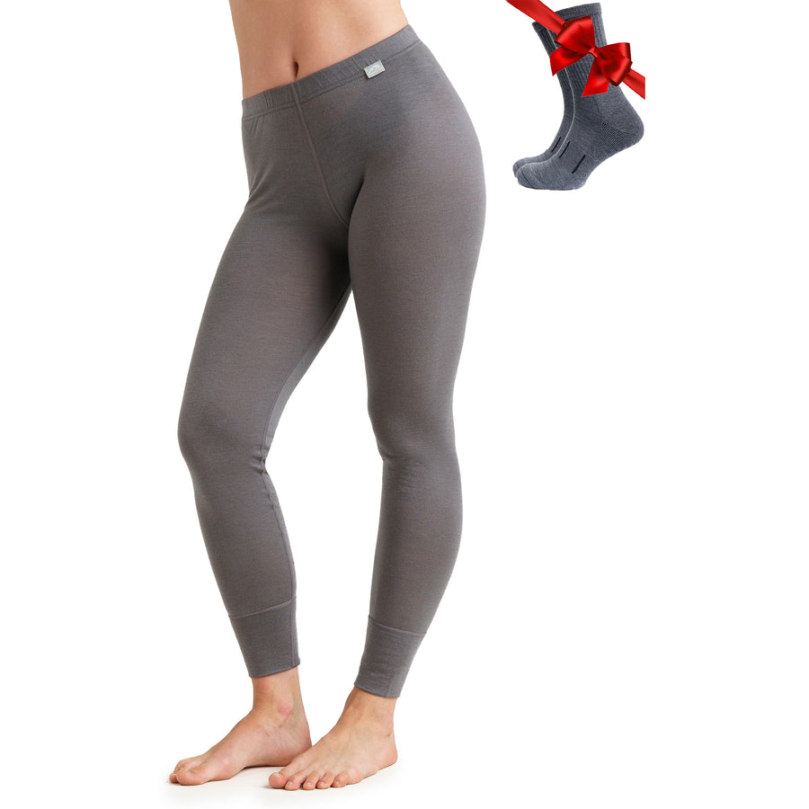 Women's Merino Pants 165 Perfect Grey