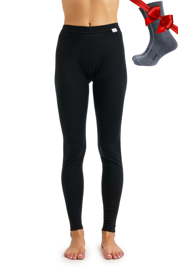 Women's Merino Pants 165 Black