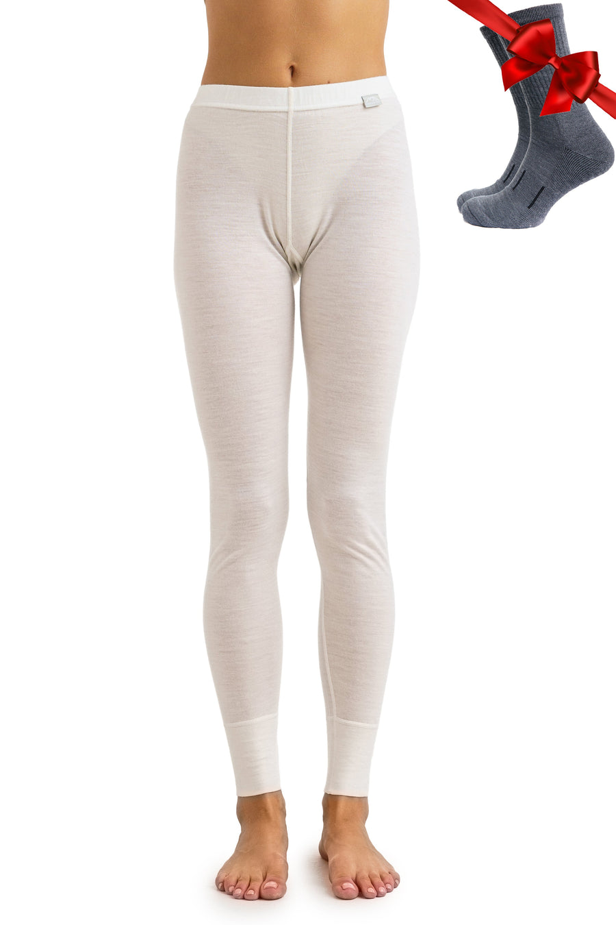 Women's Merino Pants 165 Snow White