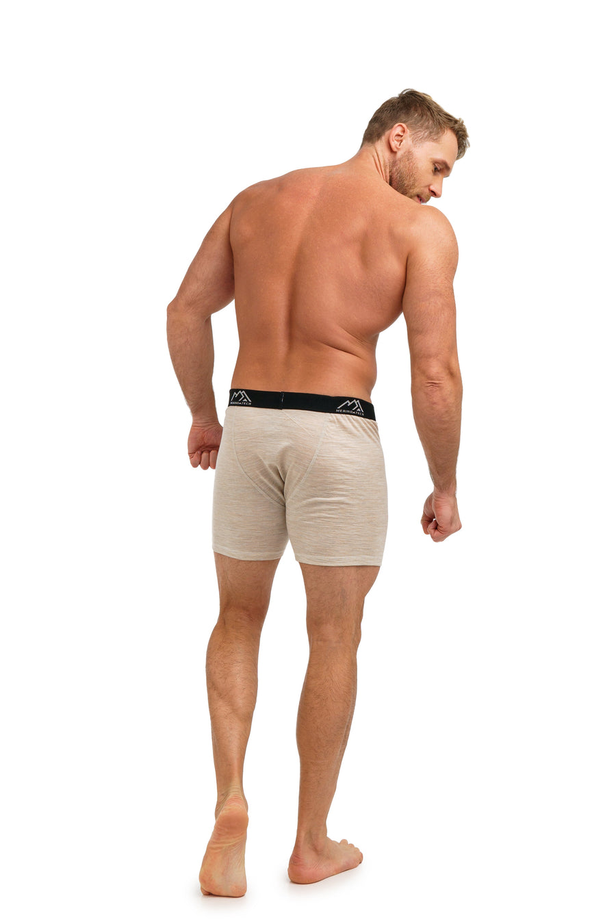 Men's Merino Boxers 190 Oatmeal (1 pack)