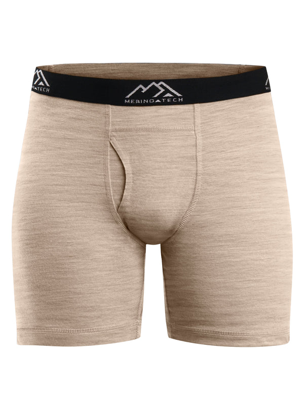 Men's Merino Boxers 190 Oatmeal (1 pack)