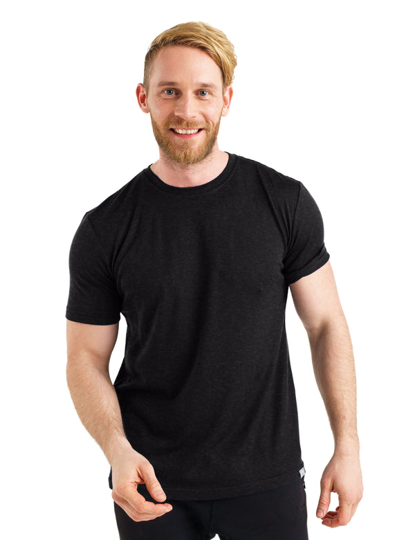 Men's Merino T-shirt 180 Heathered Black