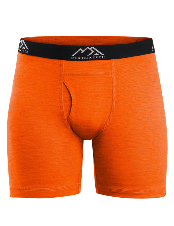Men's Merino Boxers 190 Brief Rusty Orange
