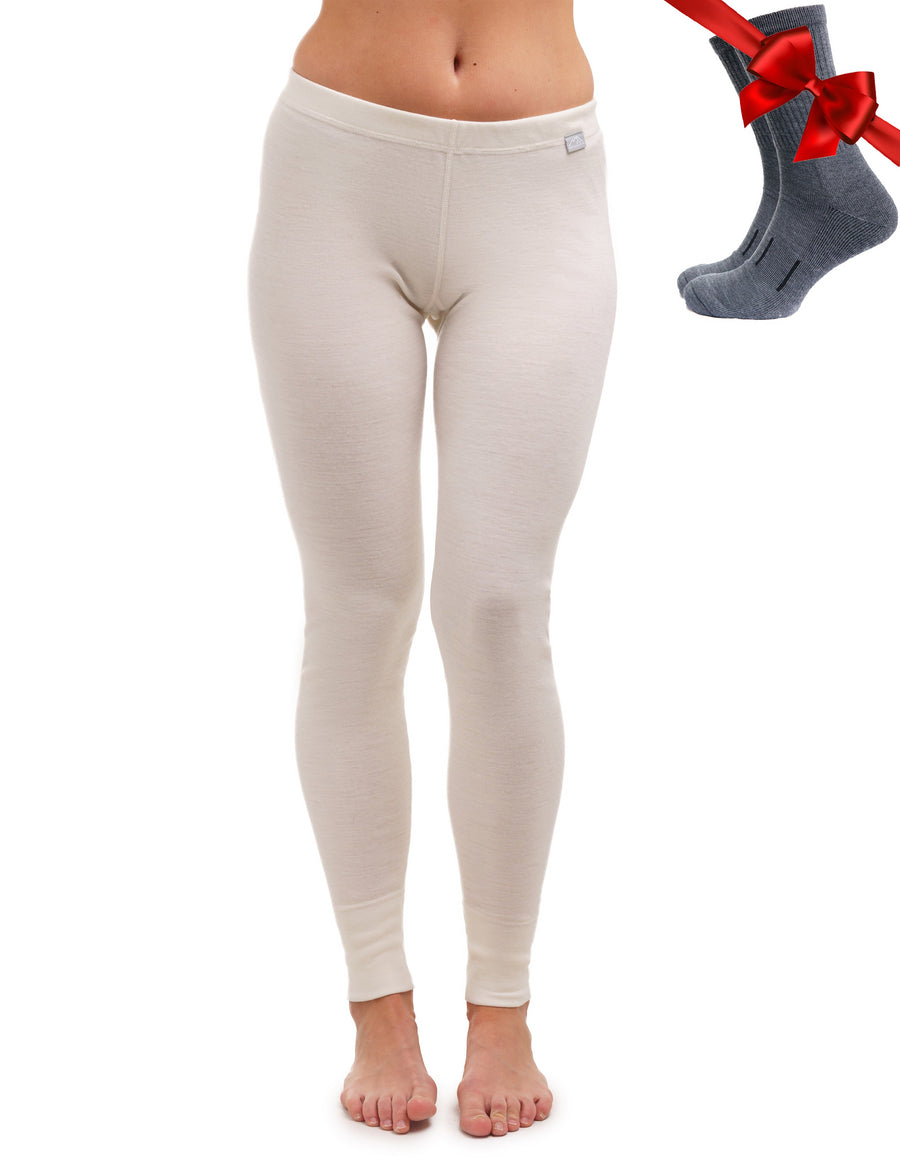 Women's Merino Pants 250 Natural Merinos