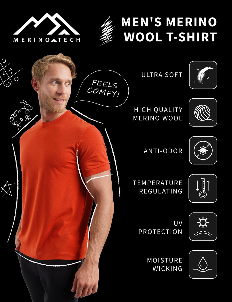 Men's Merino T-shirt 180 Metal