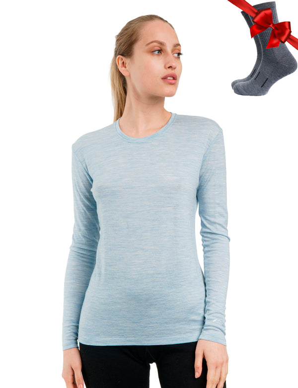 Women's Merino Long Sleeve 165 Arctic