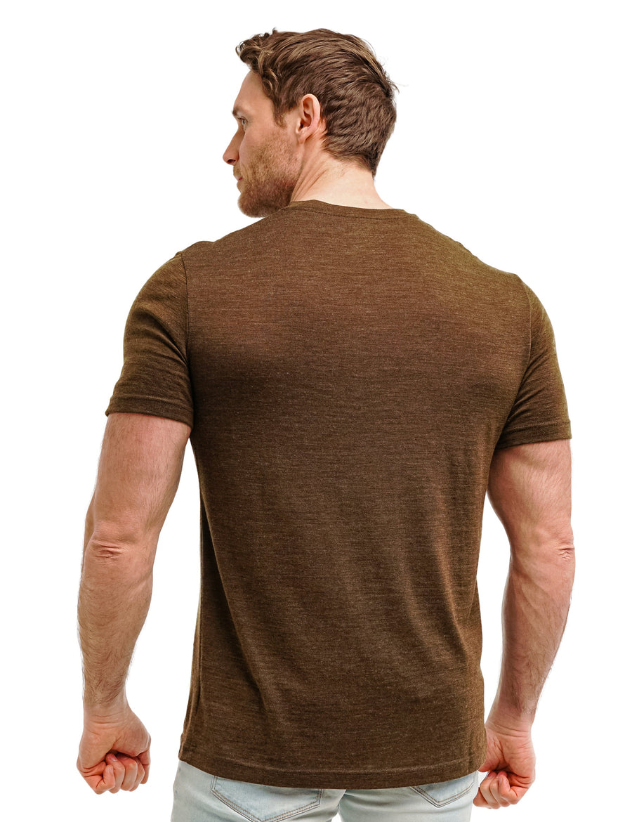 Men's Merino T-shirt 180 Artichoke Green (+socks)