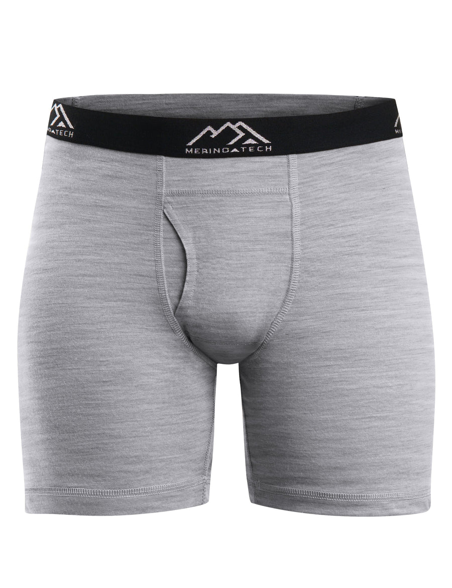 Caleçons Homme en Mérinos 190 Gris Chiné (Lot de 2)