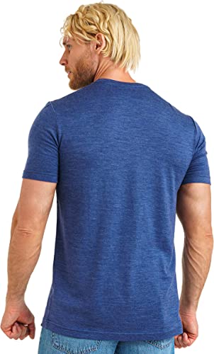 T-shirt mérinos homme 180 Windsor Blue