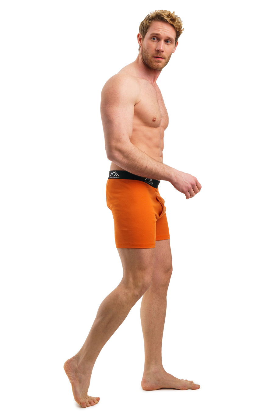 Men's Merino Boxers 190 Brief Rusty Orange