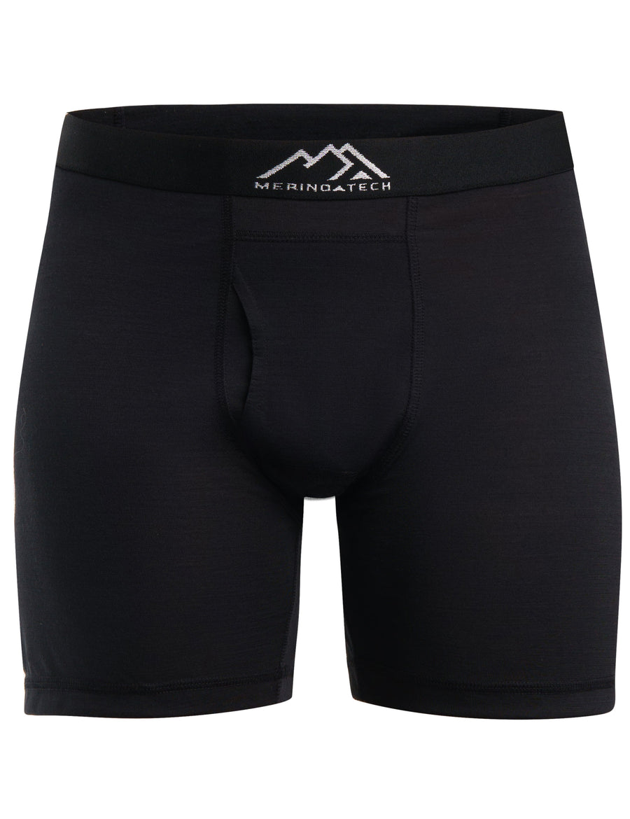 Boxer homme mérinos 190 Rusty Black (lot de 2)