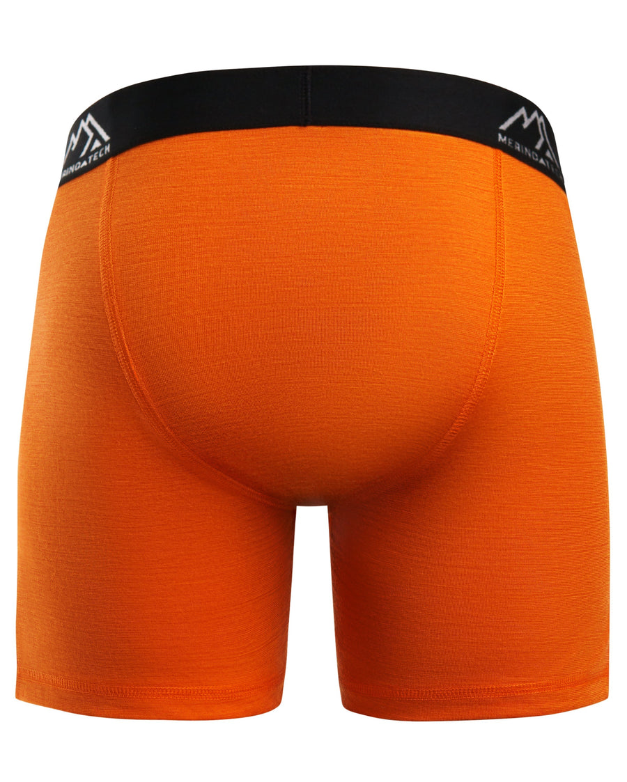 Men's Merino Boxers 190 Brief Rusty Orange