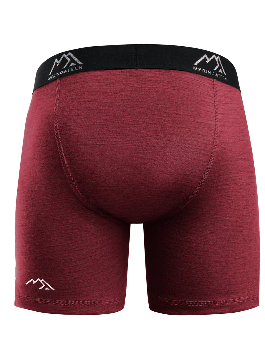 Caleçon homme mérinos 190 Brief couleur bordeaux