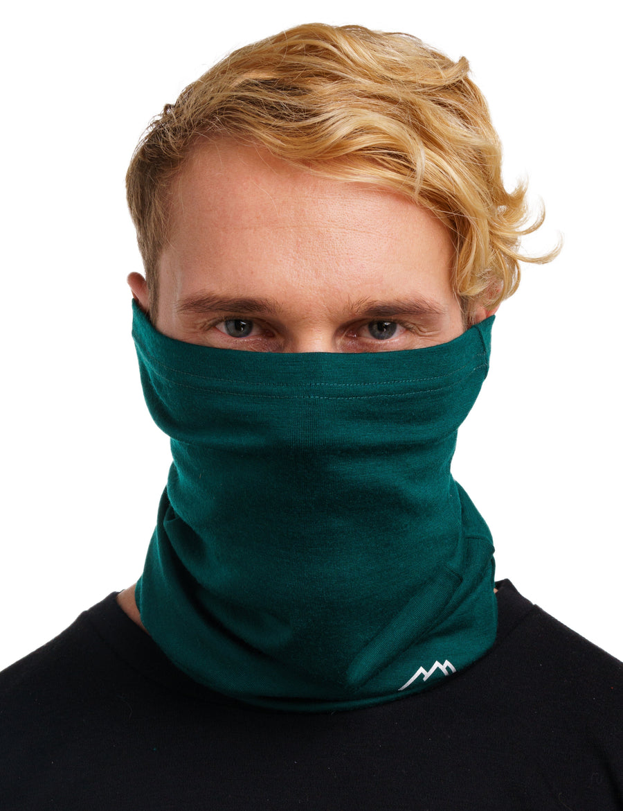Merino Neck Gaiter 165 Forest Green