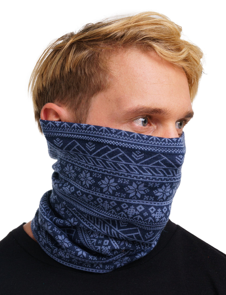 Merino Neck Gaiter 250 Nordic Tale Berry