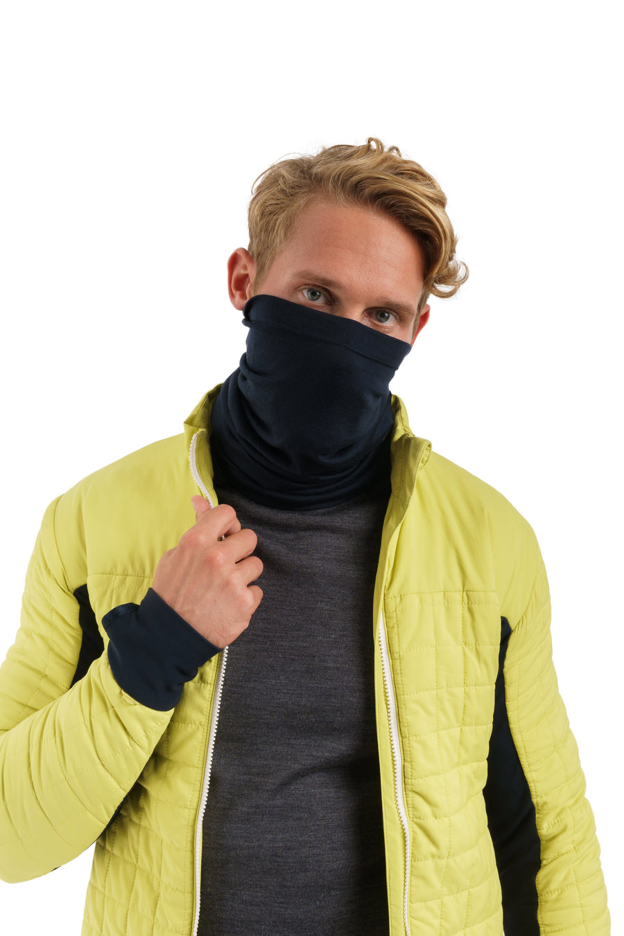 Merino Neck Gaiter 165 Navy