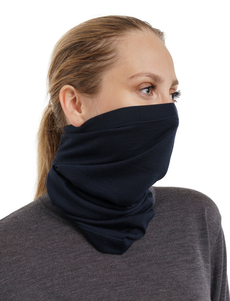 Merino Neck Gaiter 165 Navy