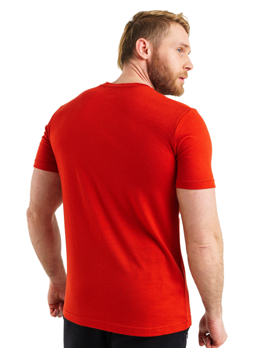 Men's Merino T-shirt 180 Chili Red