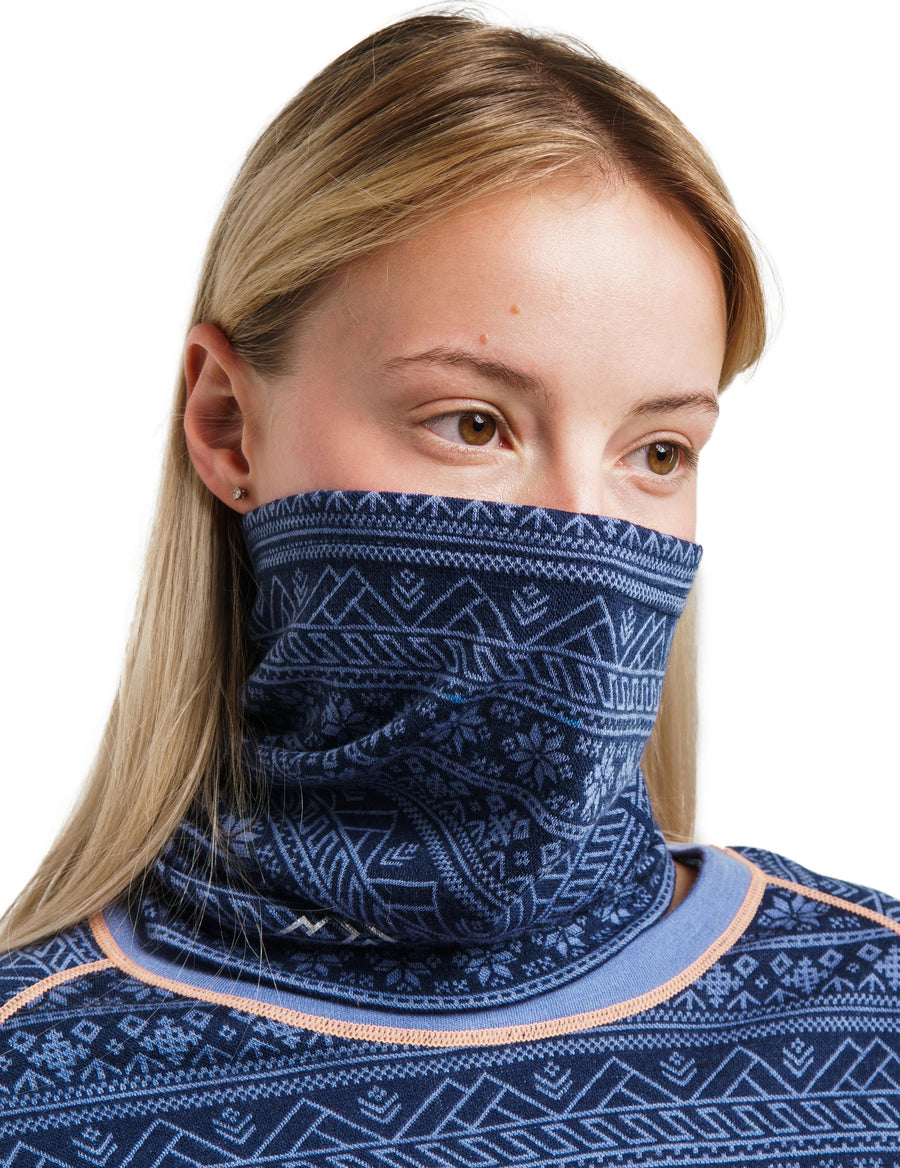 Merino Neck Gaiter 250 Nordic Tale Berry