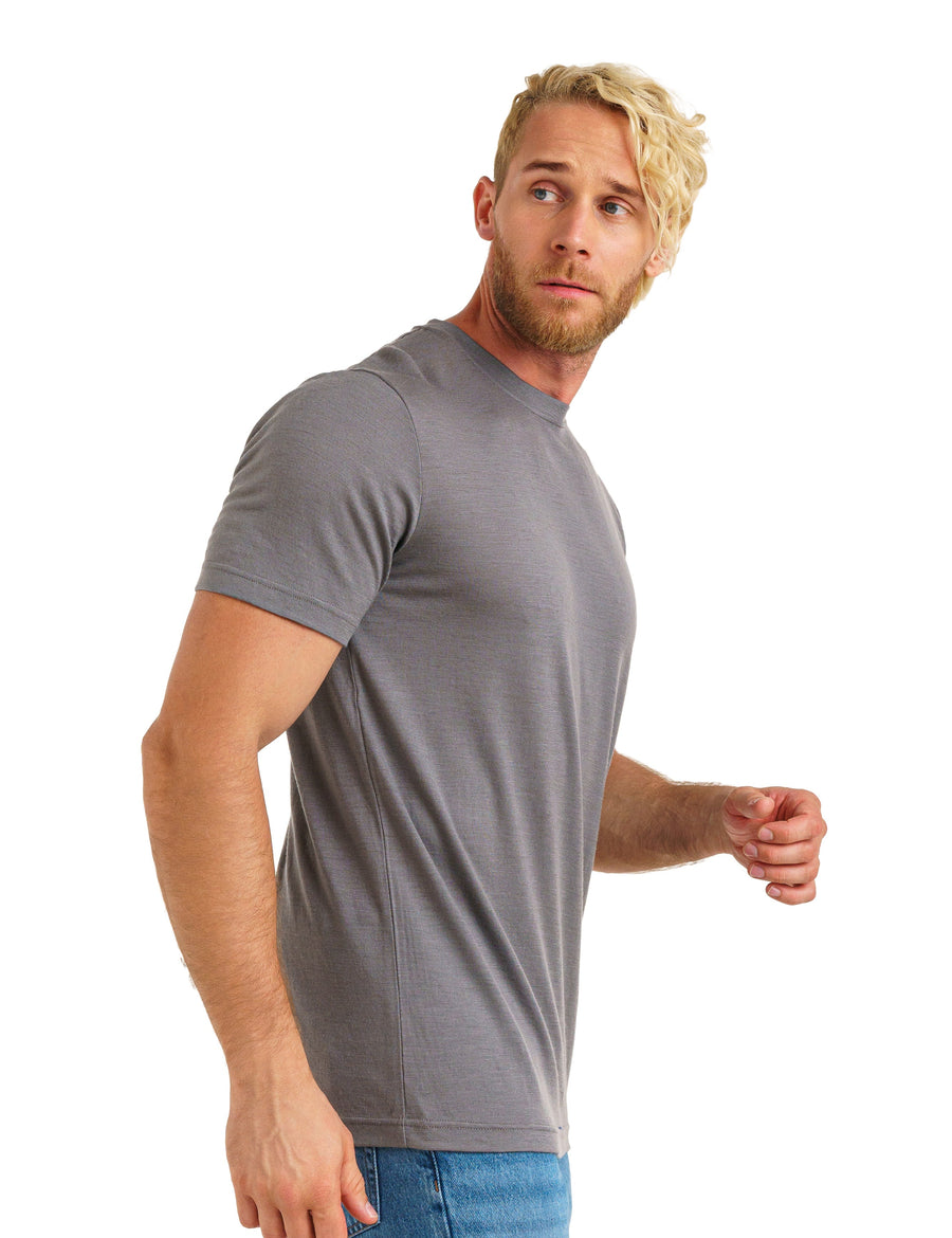 Men's Merino T-shirt 180 Perfect Gray (+socks)