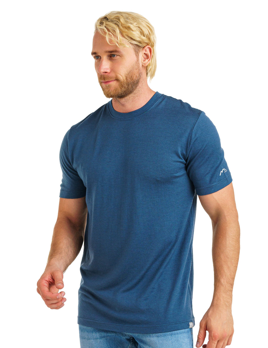 Men's Merino T-shirt 180 Denim (+socks)