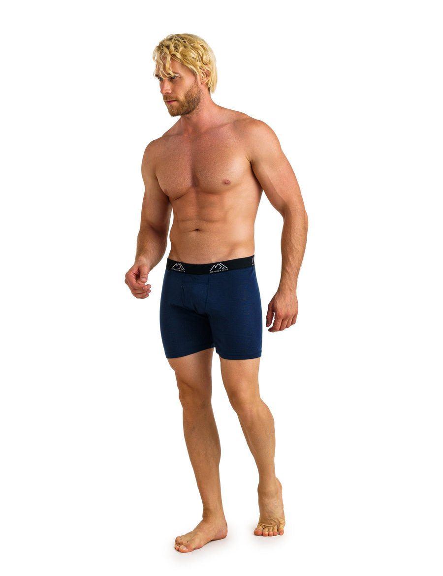 Men's Merino Boxers 190 Brief Midnight Navy