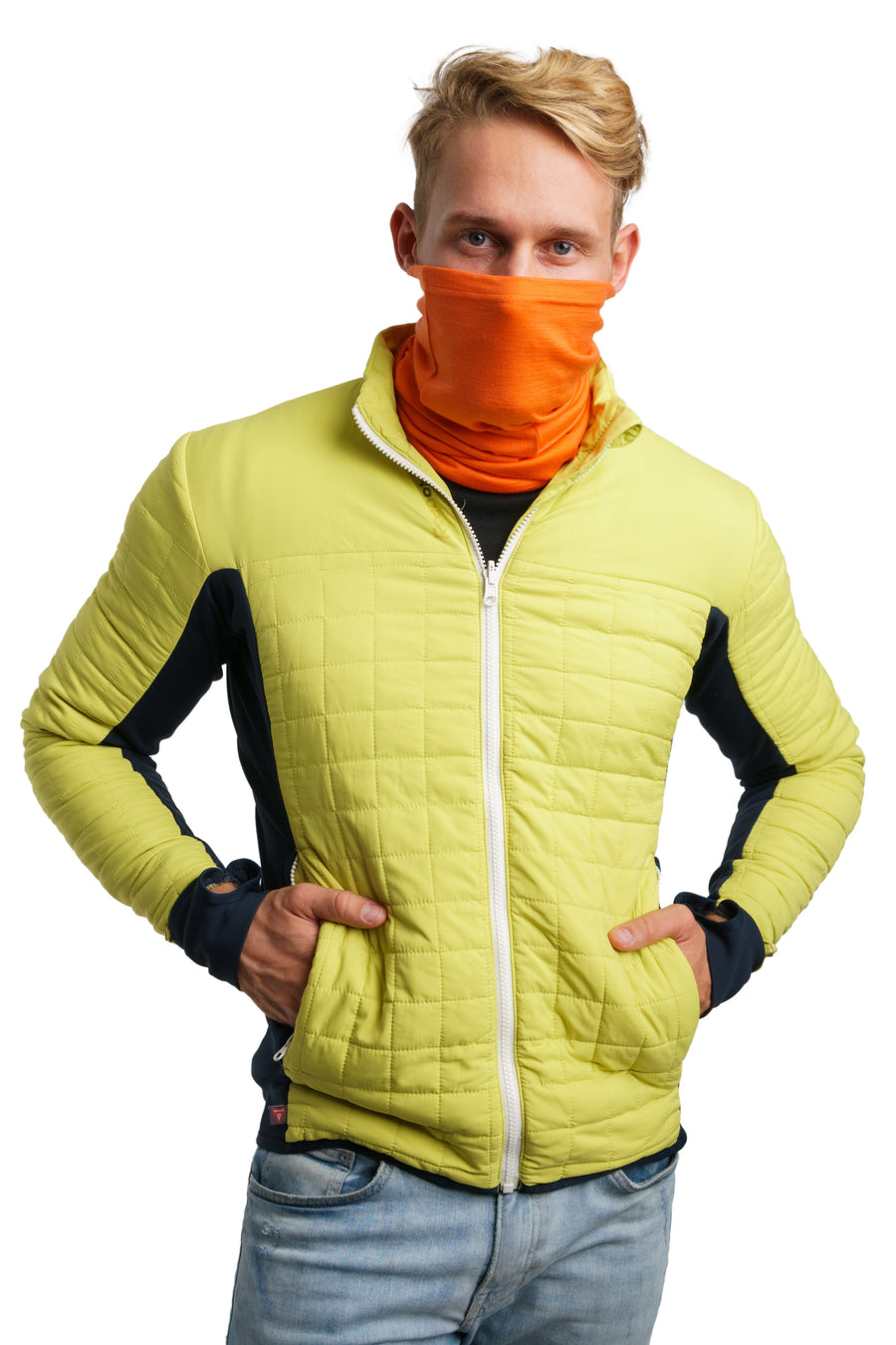 Merino Neck Gaiter 165 Tiger Orange