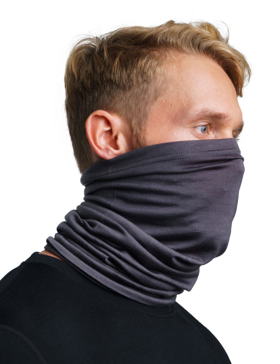 Merino Neck Gaiter 165 Grey Shades