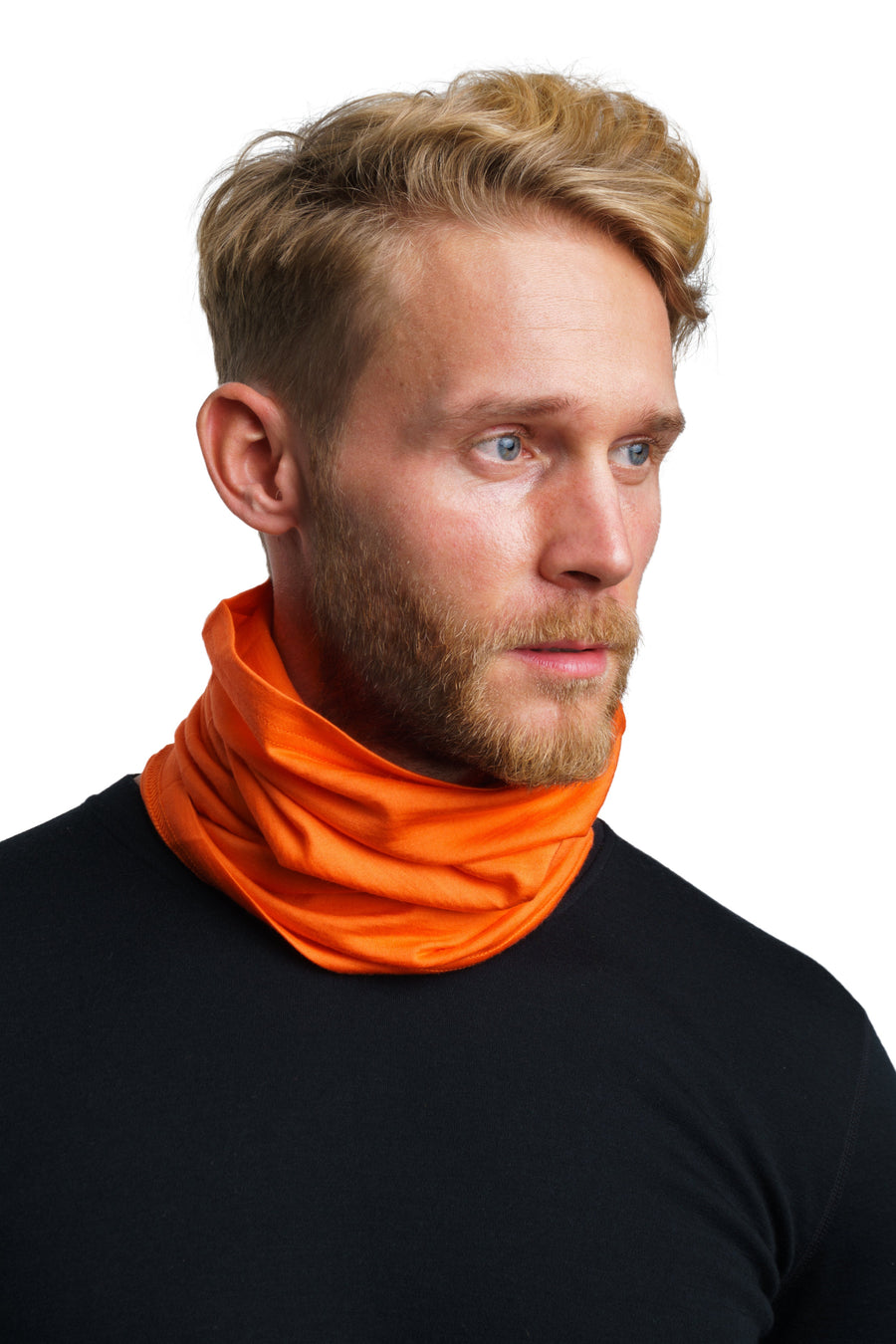 Merino Neck Gaiter 165 Tiger Orange