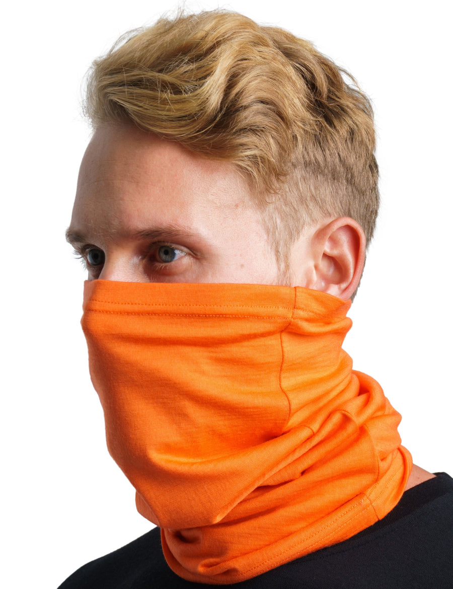 Merino Neck Gaiter 165 Tiger Orange